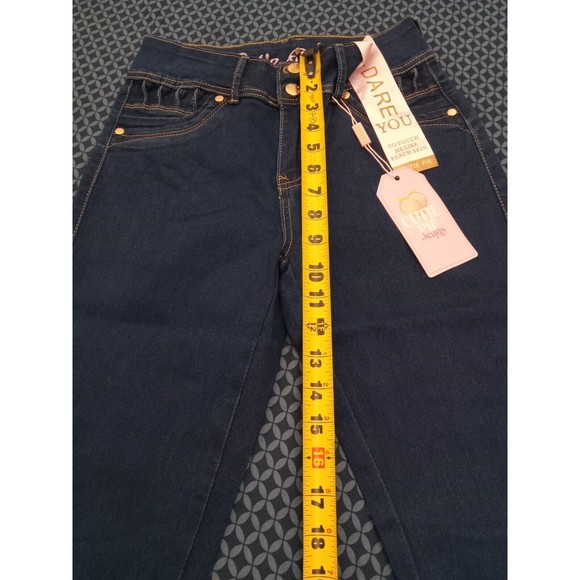 WAIST 28 INCHES SIZE 5 SKINNY JEANS STRETCH DENIM PUSH UP  5-4 CTP16 SZ5 - Picture 6 of 11